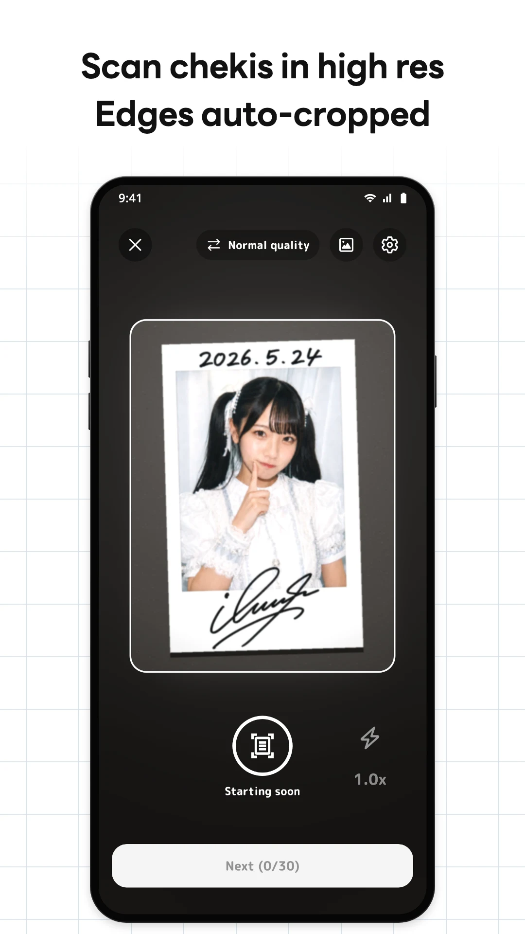 Oshiche - Cheki Scan & Manage screenshot