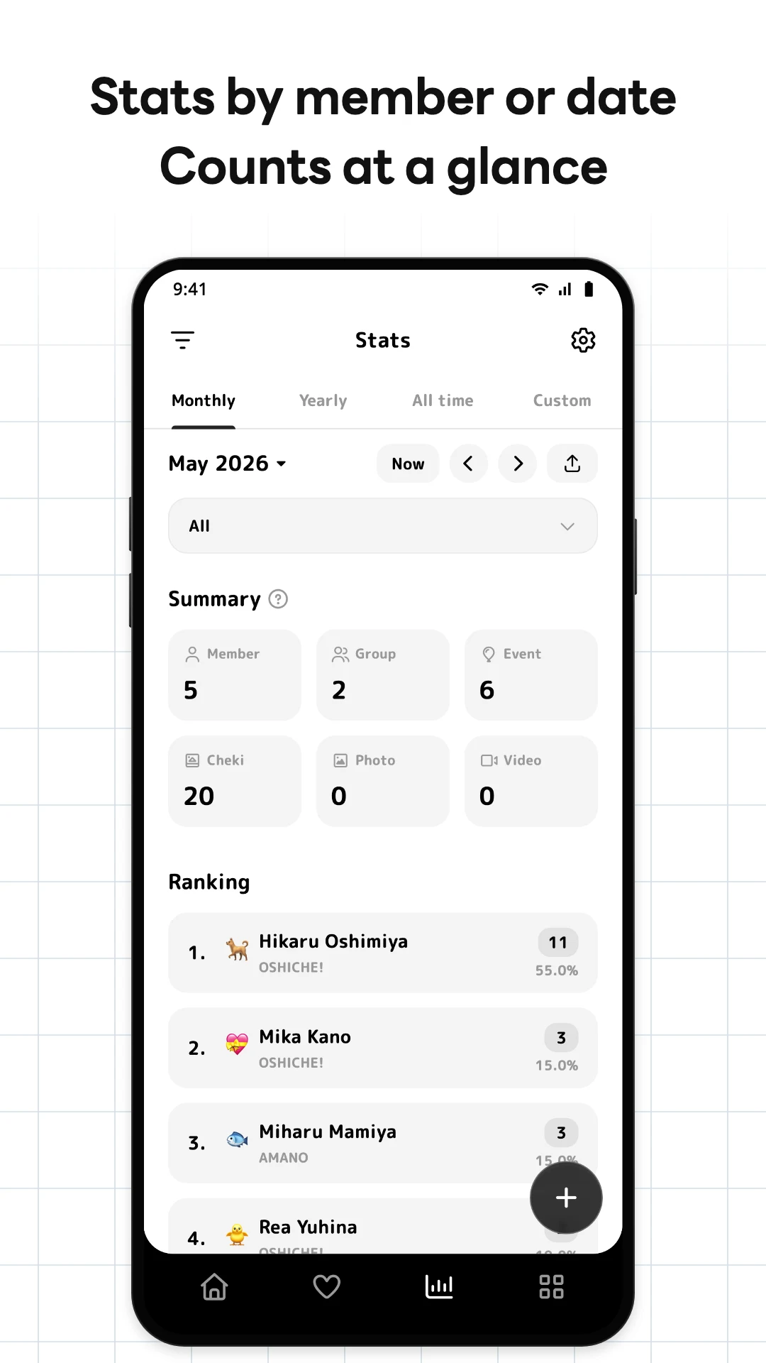 Oshiche - Cheki Scan & Manage screenshot