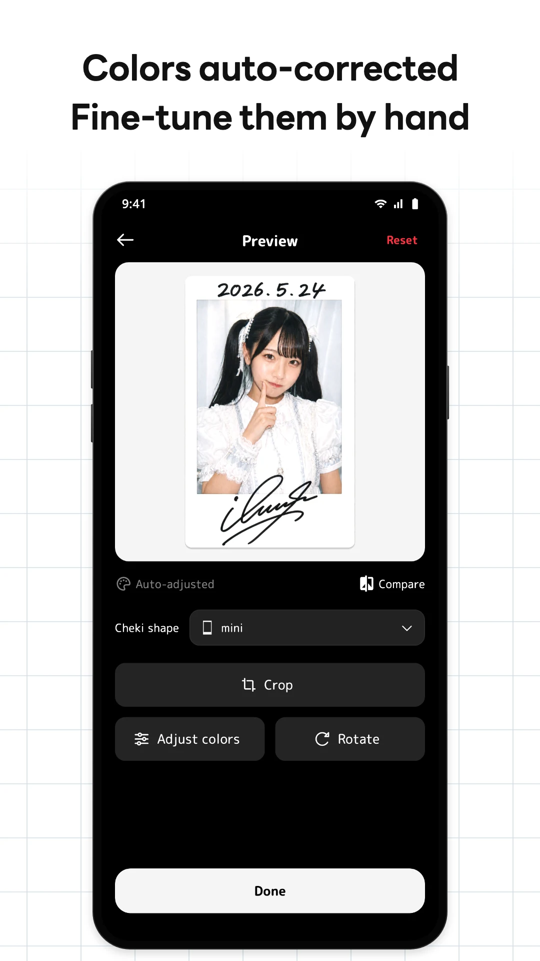 Oshiche - Cheki Scan & Manage screenshot