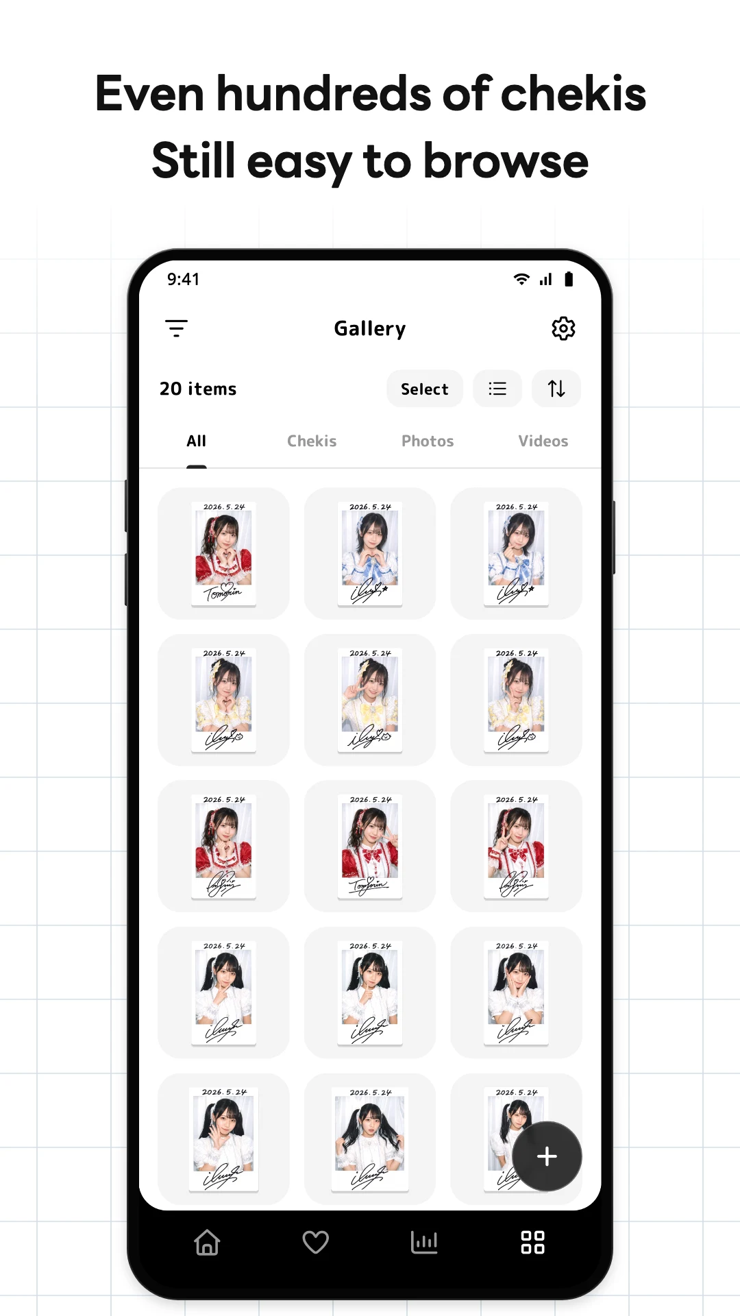 Oshiche - Cheki Scan & Manage screenshot